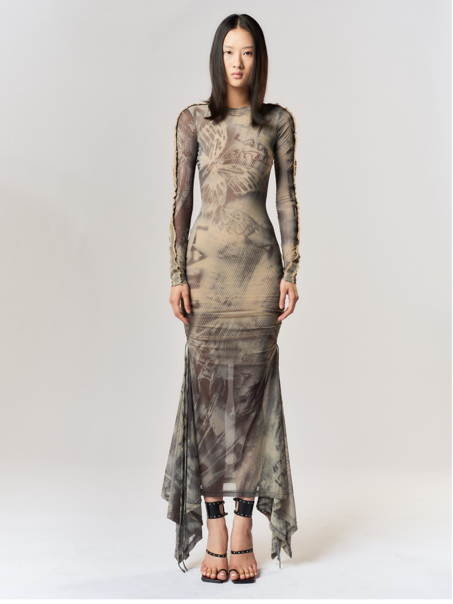 Picture of "X-ILLUSION" PRINTED LONG DRESS 