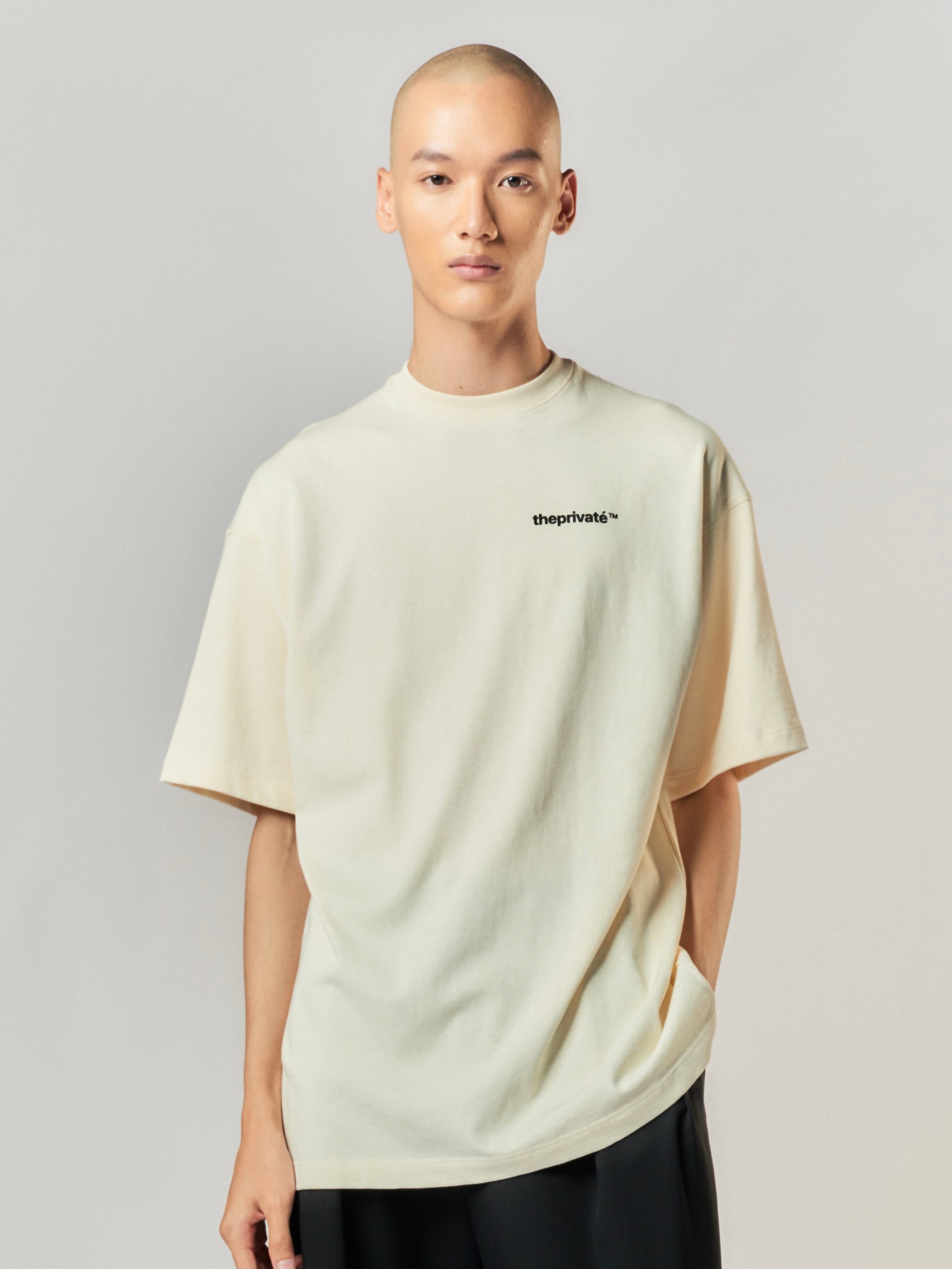 Picture of THE PRIVATE WAX T SHIRT IN OFFWHITE