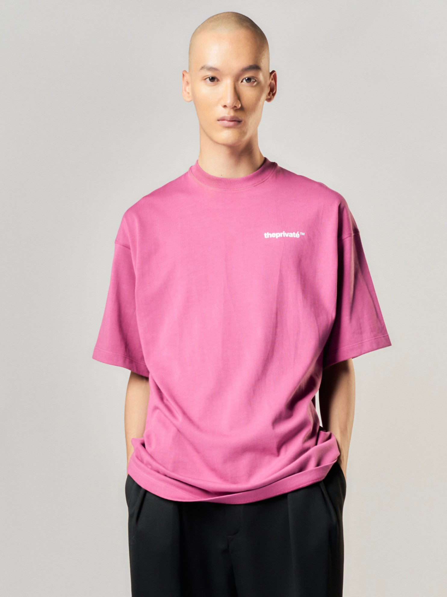 Picture of THE PRIVATE WAX T SHIRT IN PINK 