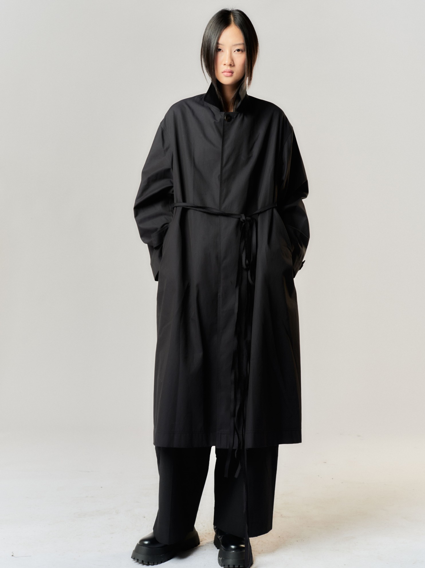 Picture of Straight Coat With Detachable Lining