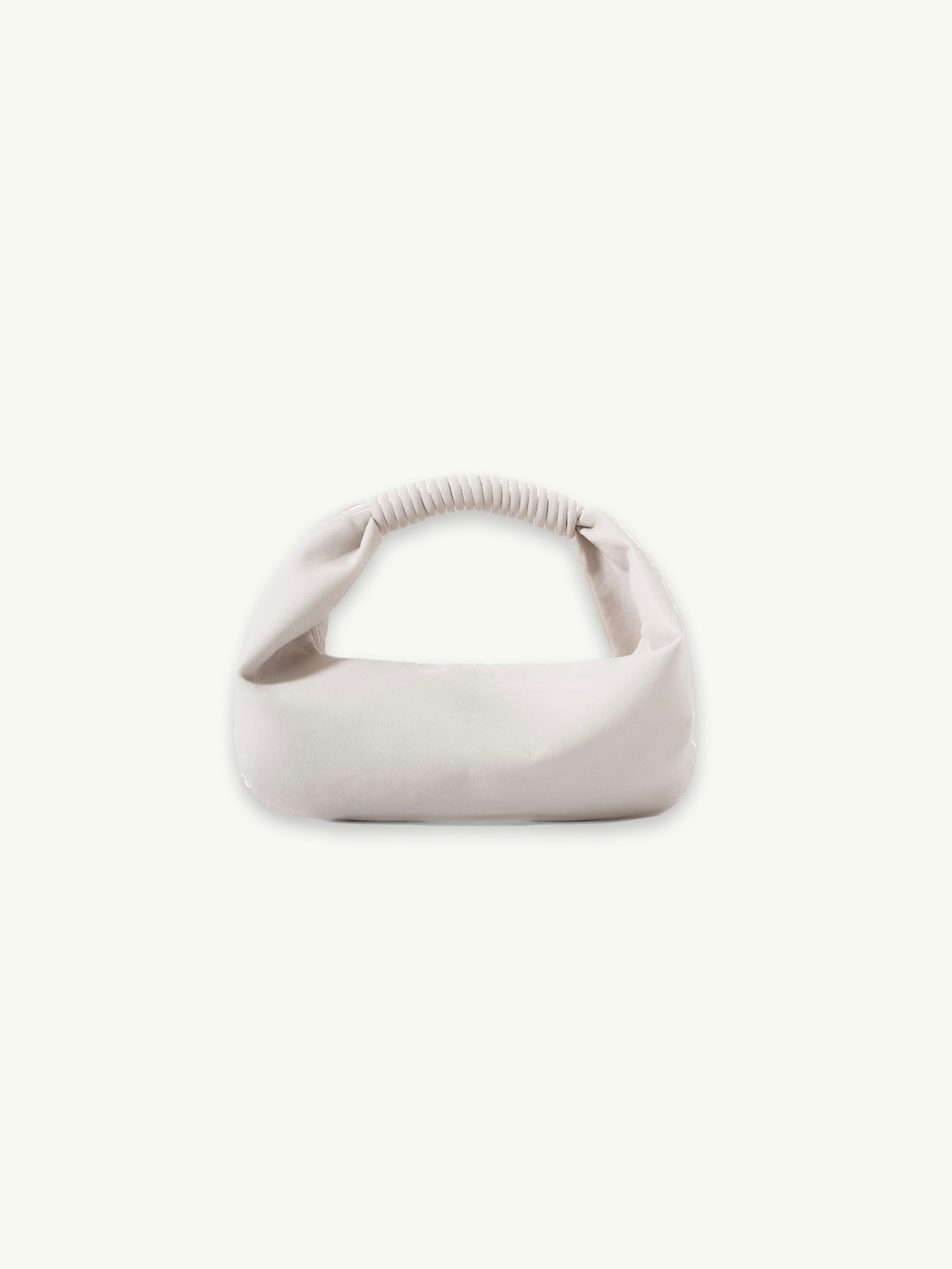 Picture of Vegan Leather Puffer Bag in White