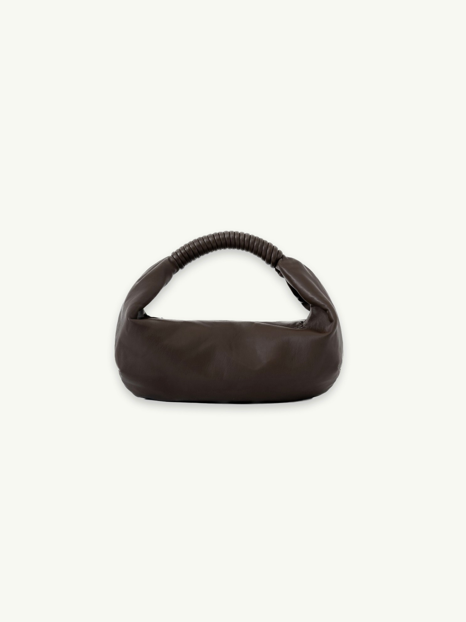 Picture of Vegan Leather Puffer Bag in Brown