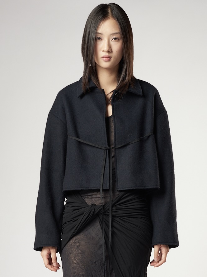 Picture of Cropped Boxy Wool Jacket