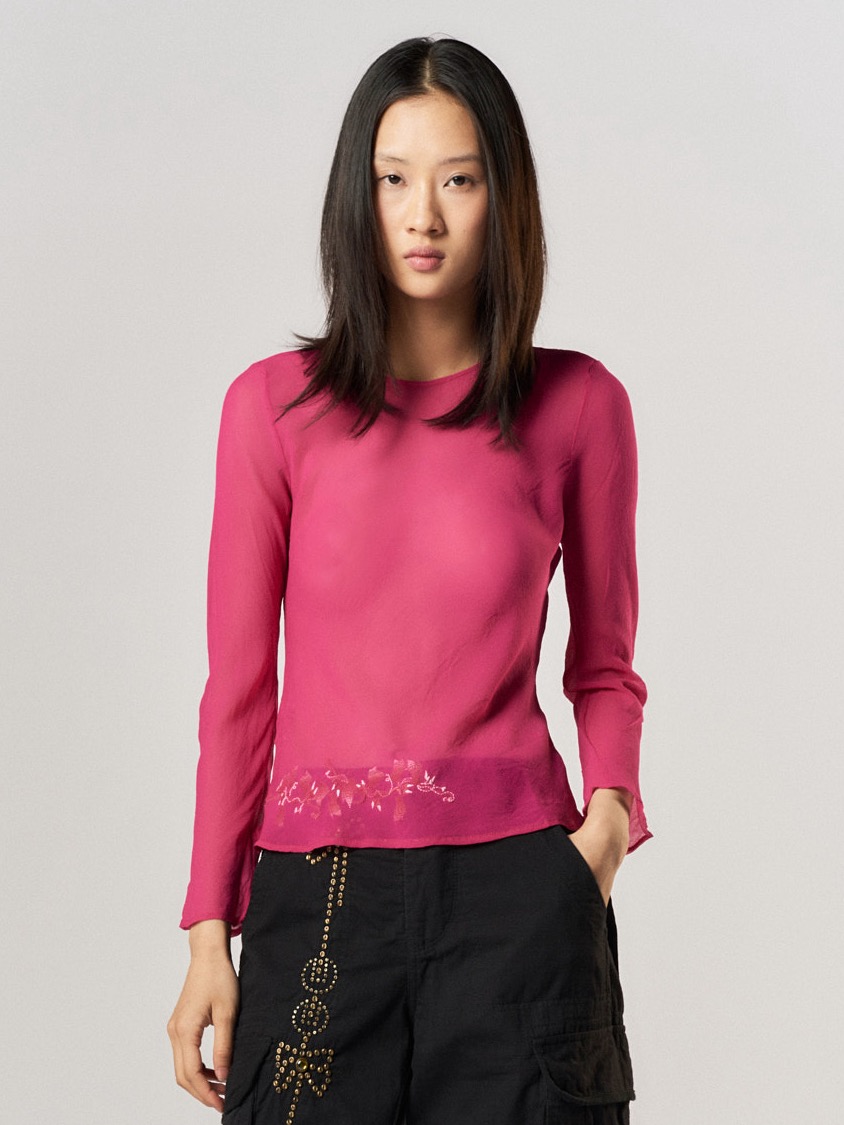 Picture of MAI IVY TOP in PINK