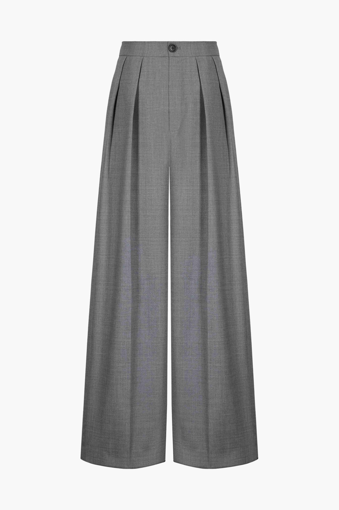 Picture of DHY LOOSE PANTS WITH FRONT PLEATS in GREY