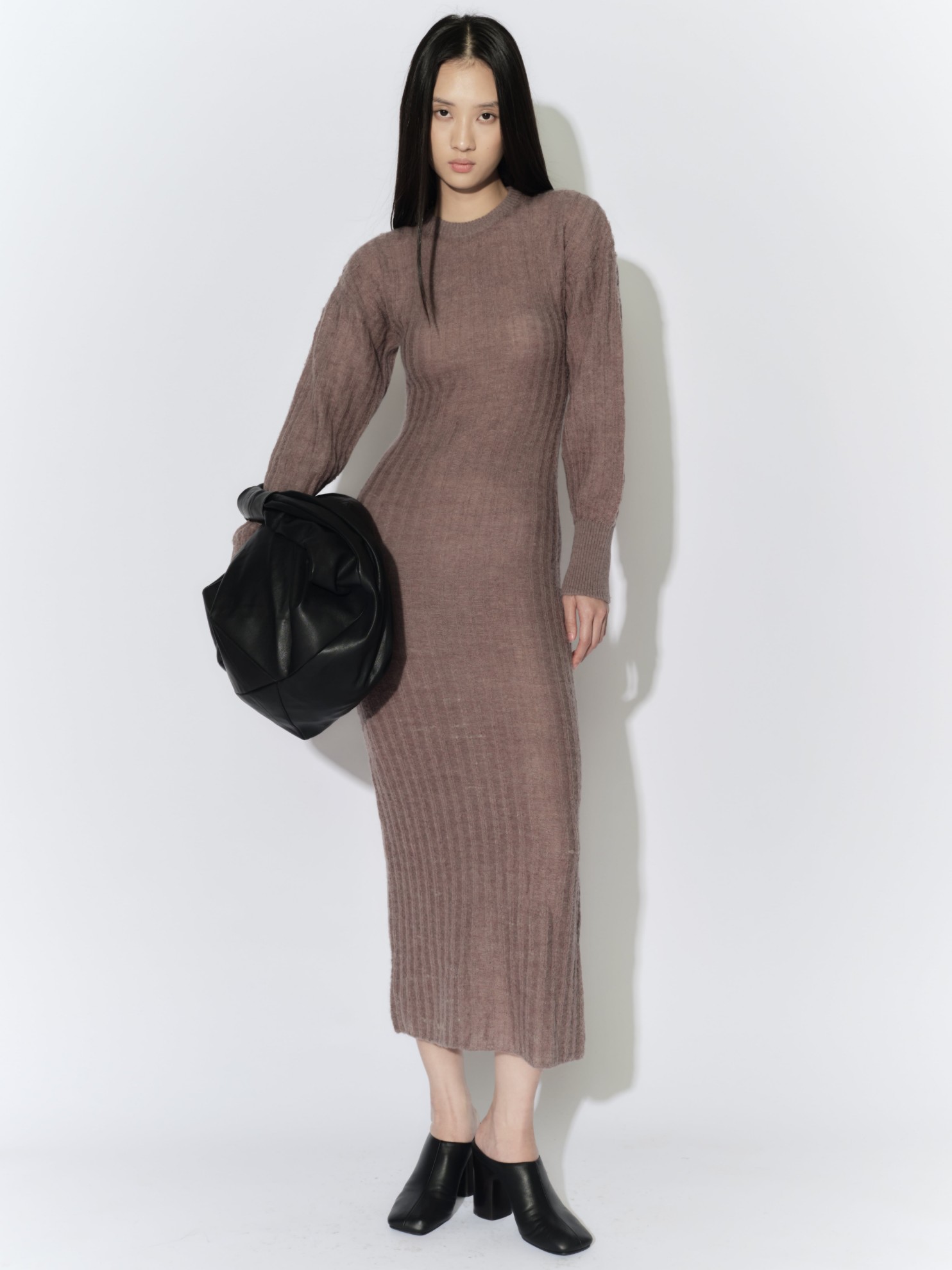 Picture of  WOOLEN KNITTED STRIPE DRESS